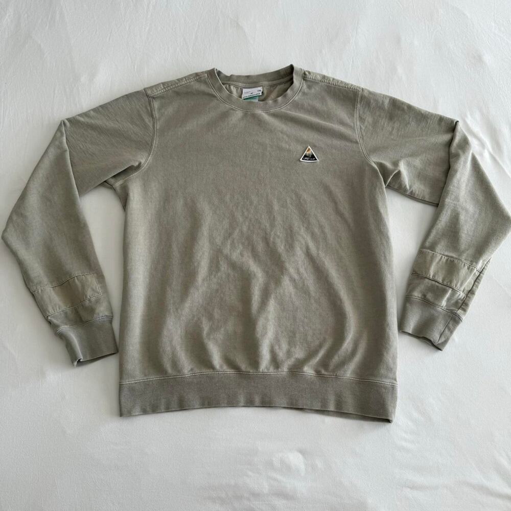 Vintage 90s Lifted Research Group Mens Green Crew Pullover Sweater Size Large
